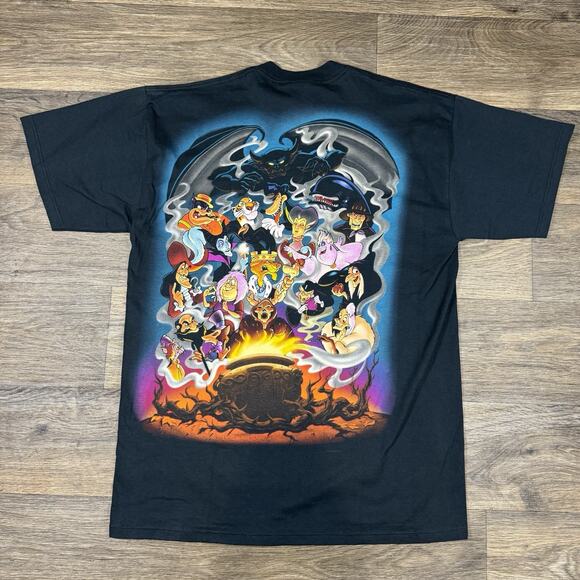 Vintage Disney Shirt Villians RARE Disneyana Convention 1997 Large Halloween - Picture 9 of 13